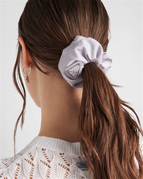 prada re-nylon scrunchie wisteria